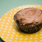 PB Cupcakes with Nutella Buttercream
